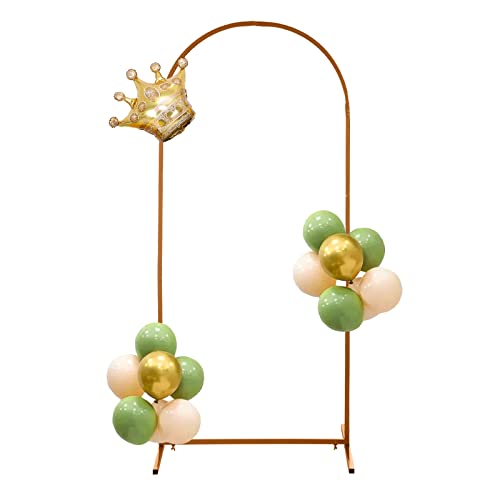 Wedding Garden Arch Stand Metal 5.9ft*2.6ft(Gold)